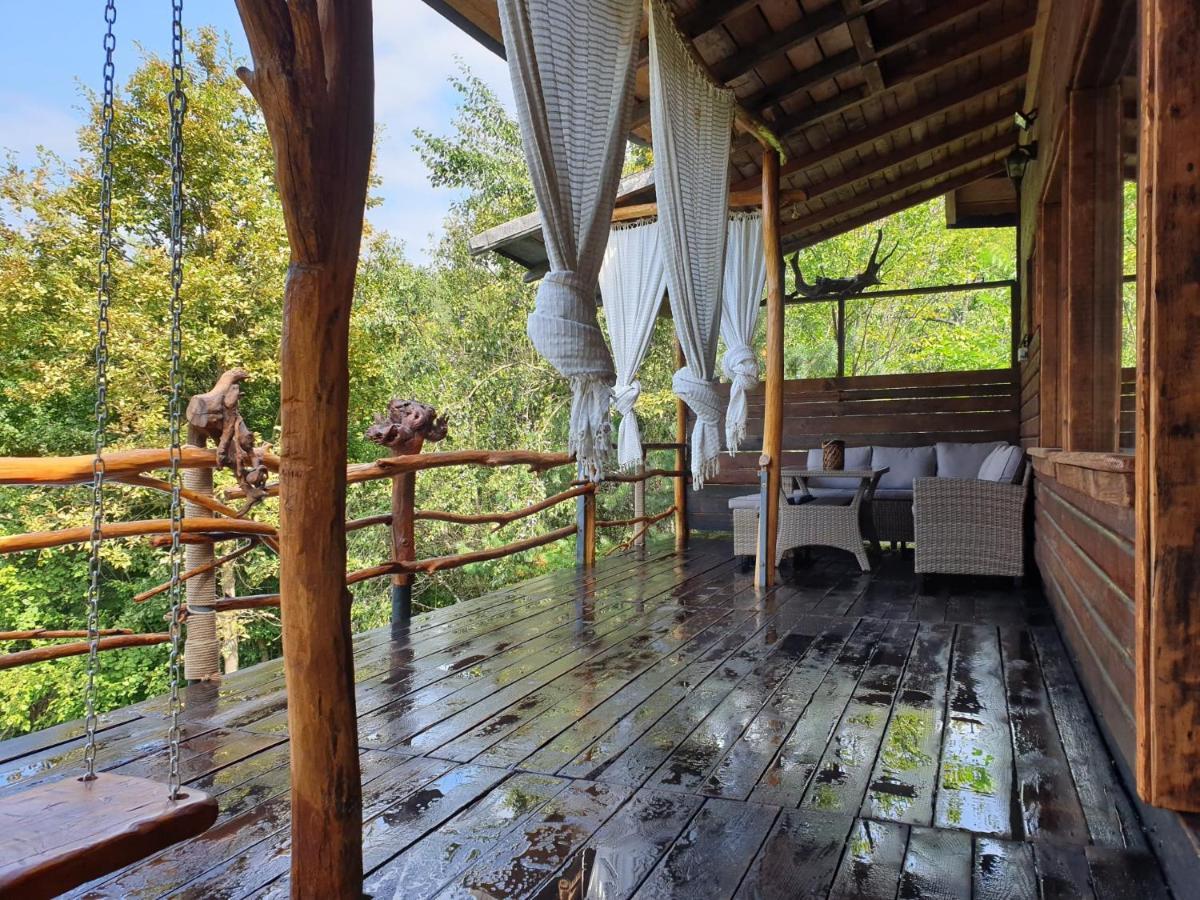 Mystically Wood House In The Forest Carjari Екстер'єр фото